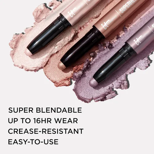 Miniatura 3 de IT Cosmetics Superhero Delineador de ojos en barra resistente al agua de larga duración, mezclable en crema con imprimación incorporada, adecuado