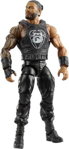 Miniatura 4 de WWE MATTEL Top Picks Elite Roman Reigns - Figura de acción de 6 pulgadas con articulación de lujo para posar y jugar, detalles realistas
