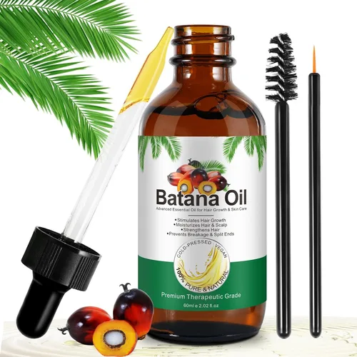 Miniatura 4 de Paquete de 3 aceites de batana para el crecimiento del cabello, puro y natural para cabello dañado, hidratación y reparación de cuidado de la piel