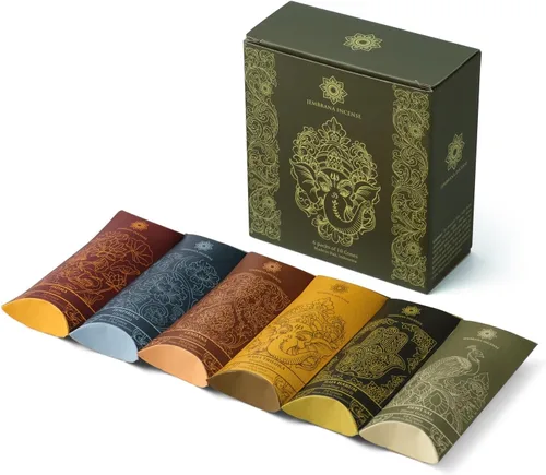 Miniatura 2 de Jembrana Incense Conos - Mezcla de 6 aromas (60 conos en total) - Loto, Gardenia, sándalo, espíritu curativo, atención plena y diosa floral