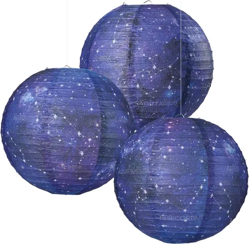 Miniatura 9 de Linternas de papel colgantes con diseño de globo terráqueo, decoraciones del Día de la Tierra alrededor del mundo, linternas de papel temáticas