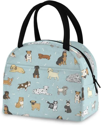 Miniatura 25 de Bolsa de almuerzo Axolotl para mujeres, hombres y niños, lonchera aislada reutilizable para oficina, trabajo, escuela, picnic, caminata Reusable