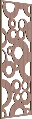 Miniatura 152 de Farwell Paneles de pared decorativos de madera con calado, 13 3/8 pulgadas de ancho x 34 3/8 pulgadas de alto x 1/4 de alto, roble rojo rojo
