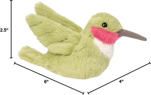 Miniatura 5 de Douglas Juguete de peluche de pájaro de colibrí néctar, 7.5 pulgadas