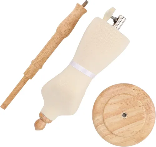 Miniatura 5 de Maniquí femenino para coser y hacer patrones, maniquí de exhibición ajustable con soporte de trípode para exhibición de ropa, tienda minorista, uso