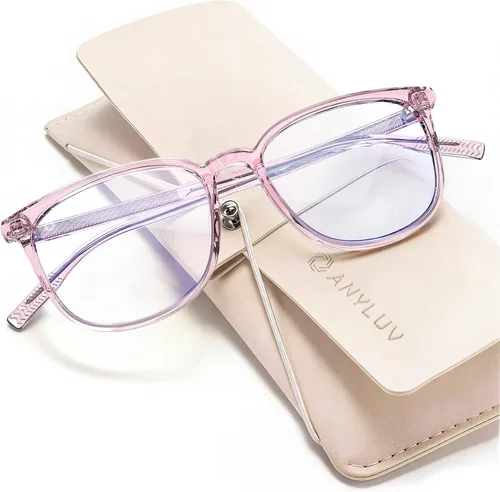 Miniatura 10 de ANYLUV Gafas de luz azul para mujeres y hombres, lentes de bloqueo de luz azul para mujer, anteojos de computadora antifatiga ocular