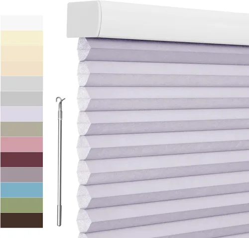 Miniatura 9 de Tonature Persianas Celulares de Tamaño Personalizado para Ventanas Cortinas Blackout sin Cordón Persianas Enrollables Protección UV Aislamiento