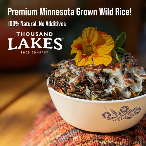 Miniatura 8 de Thousand Lakes Arroz silvestre cultivado en Minnesota - 15 onzas 100% arroz salvaje Todo natural