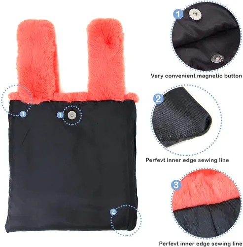 Miniatura 4 de Bolso de mano de moda de muñeca holgada con correa de piel sintética suave