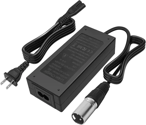 Miniatura 7 de Reemplazo del cargador XLR de 3 pines de 29.4V2A para carga de batería de litio y carga de aspiradora, cargador de batería 12Ah