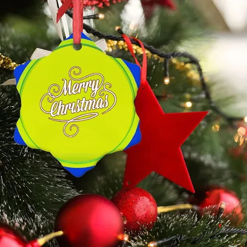 Miniatura 5 de Adornos de pelota de tenis para árboles de Navidad, adornos deportivos de Navidad personalizados 2022, adornos colgantes conmemorativos de Navidad