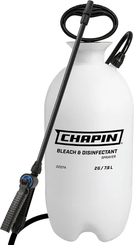 Miniatura 7 de Chapin 20074: Fabricado en EE. UU. Pulverizador de lejía y desinfectante, 1 galón, boquilla cónica ajustable, compatible con soluciones de lejía