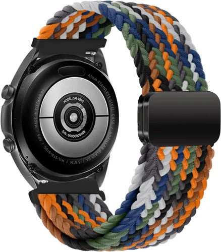 Miniatura 19 de Correa de nailon compatible con Samsung Galaxy Watch 7/6/5/4/FE 1.732 in 1.575 in/Galaxy Watch 5 Pro 1.772 in/Watch 4/6 Classic 1.850 in 1.811 in