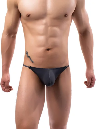 Miniatura 4 de Tangas sexy para hombre, ropa interior de seda de hielo, bikini de lucha libre Sumo Binding Tangas