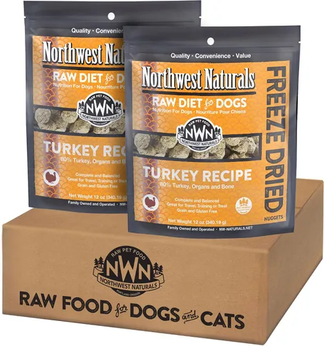 Miniatura 24 de Northwest Naturals Alimento liofilizado para perros de pescado blanco y salmón - Nuggets de tamaño bocado - Sin granos, alta en proteínas, dieta