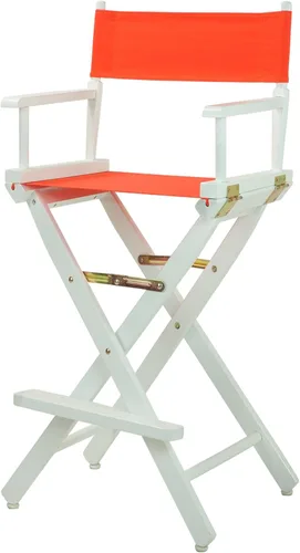 Miniatura 28 de Casual Home - Silla de director de 24 in, marco de roble miel, con lona color verde cazador, altura de mostrador Marco de roble miel - Madera maciza