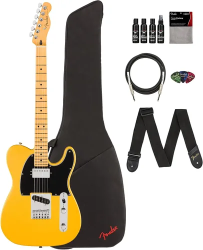 Miniatura 31 de Fender Player II Modified Telecaster - Paquete de ráfaga de 3 tonos con estuche, correa, cable, juego de púas de 3 piezas y kit de limpieza
