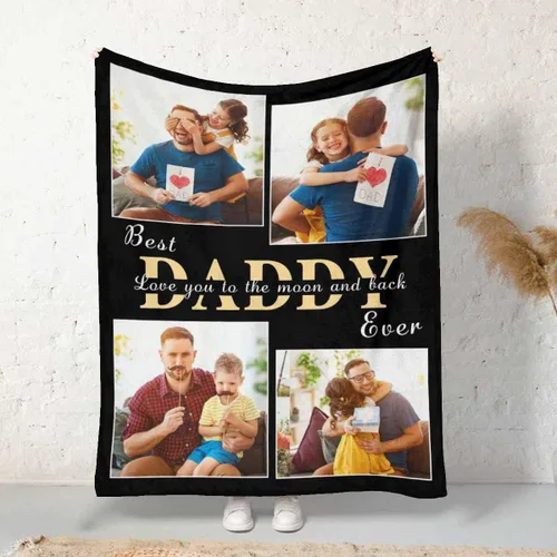 Miniatura 49 de MyPupSocks Manta personalizada para mamá, regalos personalizados para mamá, manta de cama con fotos, regalos de cumpleaños para mujeres, mamá