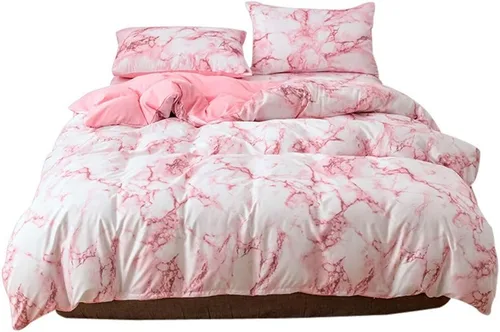Miniatura 21 de Feelyou juego de funda de edredón y fundas de almohada de microfibra de poliéster suave para niños y niñas, diseño de mariposas, piñas, ciervos