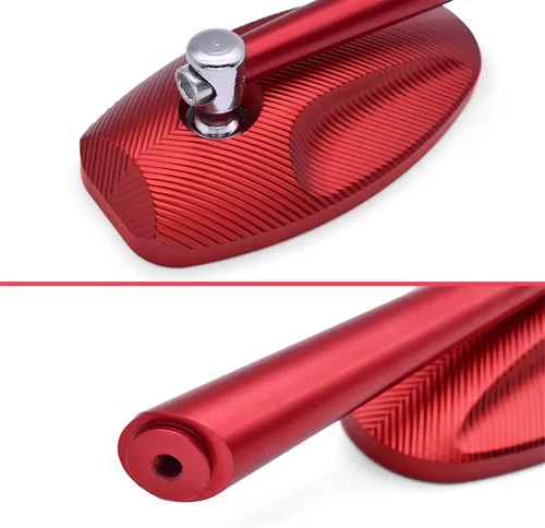 Miniatura 6 de Espejo retrovisor de motocicleta de aluminio CNC, espejo retrovisor azul antirreflejos para Kawasaki para espejos Versys 1000 ZX12R ZX6R ZX636R