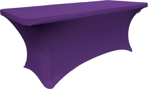 Miniatura 3 de Balsa Circle Mantel rectangular de elastano elástico de 6 pies, color beige, para decoración de bodas, fiestas, comedor