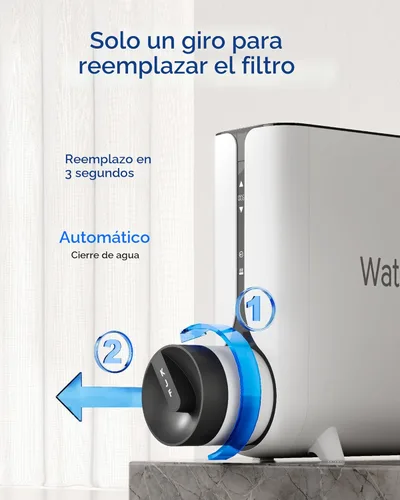 Miniatura 7 de Waterdrop Sistema de ósmosis inversa KJ600, dispensador instantáneo de agua caliente, 600 GPD, reduce PFAS, sin tanque, 2:1 puro para drenar, debajo