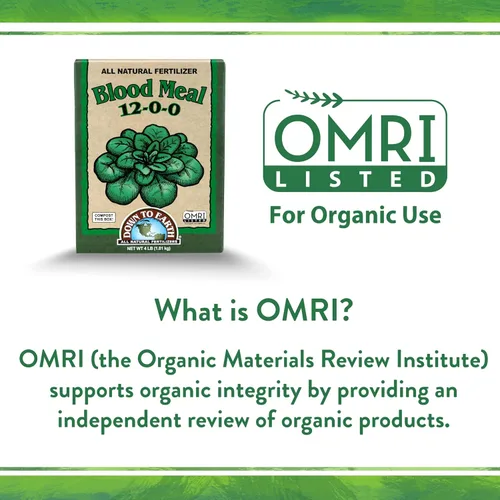 Miniatura 9 de Down To Earth All Natural Fertilizers Harina de sangre orgánica - Alimento vegetal con alto contenido de nitrógeno para crecimiento verde 12-0-0, 20