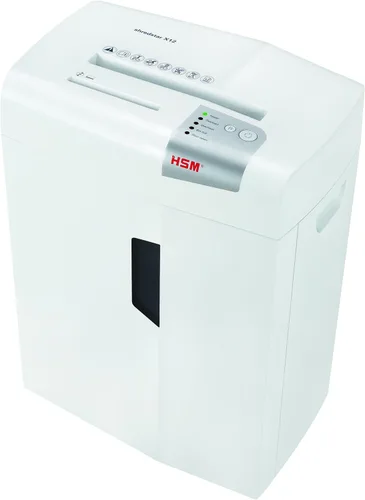 HSM Shredstar X12 - Trituradora de hasta 12 hojas; trituradora de capacidad de 6.1 galones, color blanco | HSM1059