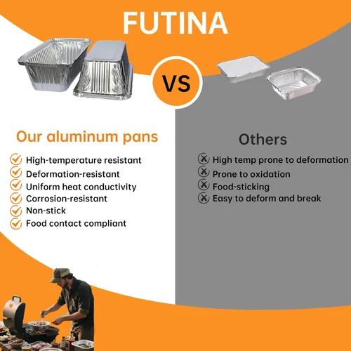 Miniatura 4 de Paquete de 50 moldes desechables de aluminio con tapas de 6.9 x 3.5 pulgadas 1Lb Mini Baking Pans, Foil Pans, Ideal for Baking Bread, Cakes