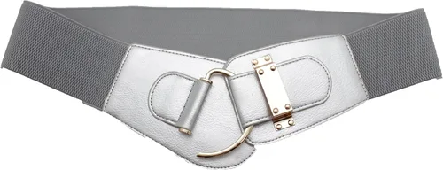 Miniatura 88 de TFJ - Cinturón ancho de moda para mujer, cintura alta, hebilla de gancho de metal dorado, talla XS, S, M, L, XL