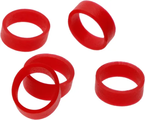 ONLYKXY 100 bridas de silicona para cables, líneas de datos, anillos de goma reutilizables, correas de sujeción de cables de alimentación, anillo de