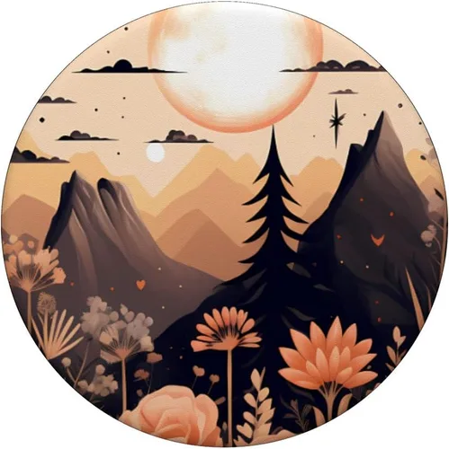 Miniatura 3 de Flower Mountain - PopSockets con diseño de estilo bohemio y estético PopGrip intercambiable