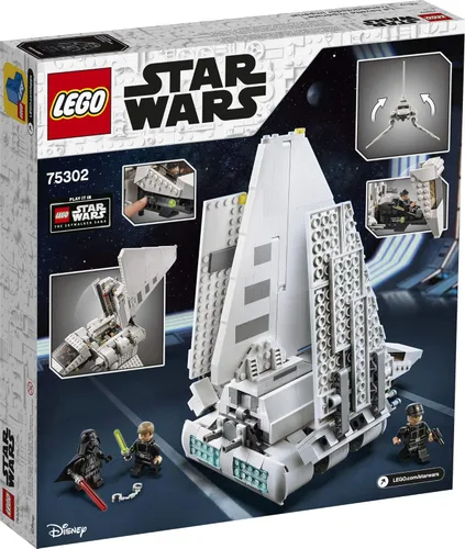 Miniatura 5 de LEGO Star Wars Imperial Shuttle 75302 Kit de construcción; impresionante juguete de construcción para niños con Luke Skywalker y Darth Vader; gran