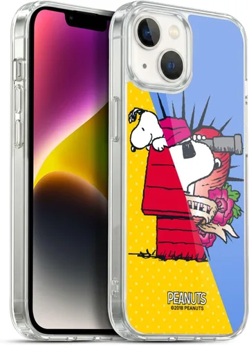 Miniatura 338 de Head Case Designs Funda de gel con licencia oficial de Peanuts Snoopy & Woodstock Halfs and Laughs [protección de grado militar] compatible