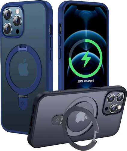 Miniatura 78 de CASEKOO- Funda para iPhone 15 c/soporte magnético invisible [protecc. militar contra caídas] [compatible c/MagSafe], a prueba de impactos, delgada