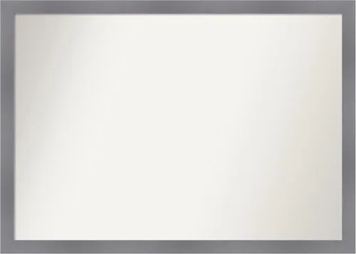 Miniatura 234 de Amanti Art Espejo personalizado, espejo de baño gris plomo a rayas, espejo de pared o espejo de tocador de baño sobre el fregadero