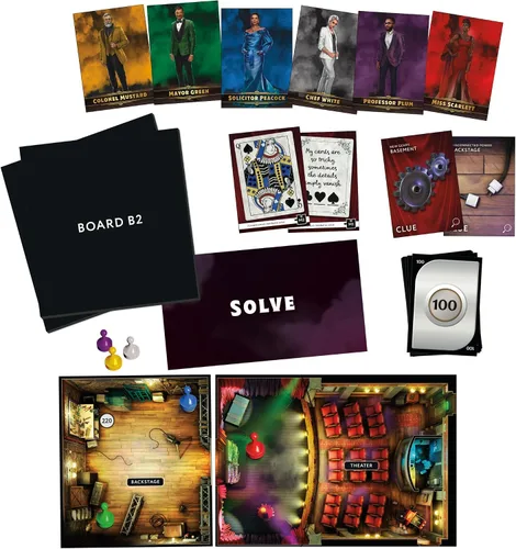 Miniatura 2 de Clue Escape: The Illusionist's Club Juego de mesa Juego familiar de Escape Room Misterio de resolución de 1 vez A partir de 10 años 1-6