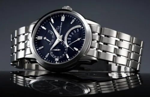 Miniatura 2 de Orient DE00002B Reloj de acero inoxidable con esfera negra para hombre