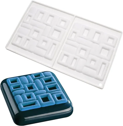Miniatura 10 de mostsom Moldes de silicona para hornear para pastel de mousse, molde de silicona para chocolate, molde de postre francés para chocolate