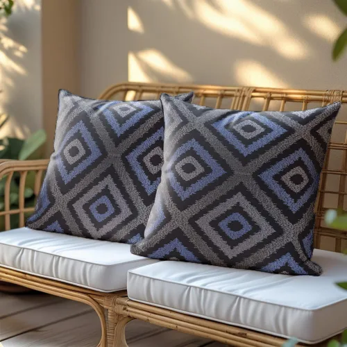Miniatura 3 de Decozen Fundas de almohada decorativas, fundas de cojín para sofá, fundas de cojín bordadas para decoración de habitación, sofá, dormitorio, sala
