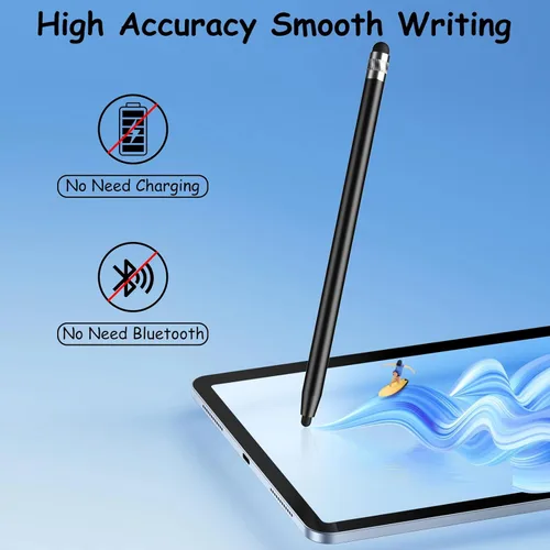 Miniatura 7 de Digiroot - Lápiz capacitivo para pantalla táctil, 4 lápices capacitivos para iPad, alta sensibilidad y precisión, apto para iPhone/iPad Pro/tabletas