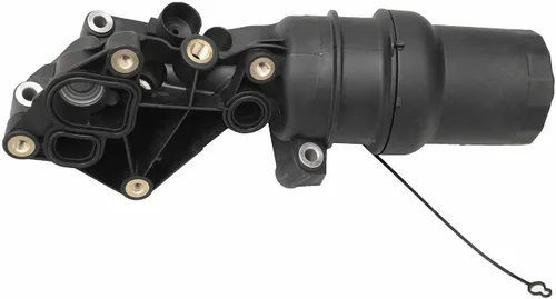 07K115397D Conjunto de junta de carcasa de filtro de aceite de motor compatible con Au-di TTRS Mk2, VW Jetta Golf Rabbit New Beetle 2.5L reemplaza
