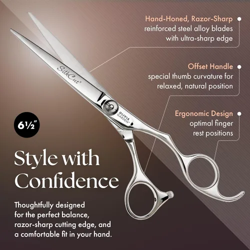 Miniatura 3 de Olivia Garden SilkCut - Cizalla profesional para peluquería y estuche más fino