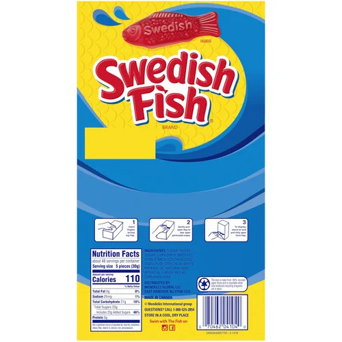 Miniatura 16 de Golosina Swedish Fish, paquetes individuales, 0.21 onzas