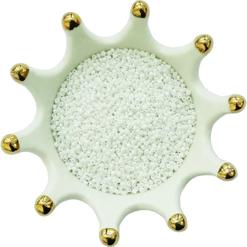 Miniatura 2 de Cuentas de semillas de perlas blancas de 0.078 pulgadas para hacer joyas, 7.05 oz, alrededor de 18880 unidades, cuentas de vidrio 12/0 para hacer