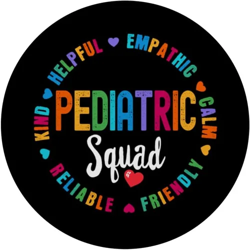 Miniatura 3 de Equipo de enfermería pediátrica PEDS Registrado Enfermería PopSockets intercambiables PopGrip