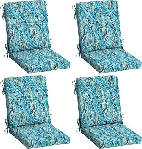 Miniatura 45 de Arden Foam - Cojines de espuma para sillas de patio y comedor, 20 x 44 pulgadas, espuma de alta densidad de alta densidad, nunca se aplana