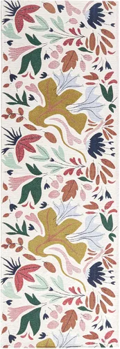 Miniatura 8 de TOWN & COUNTRY LUXE Livie Floral Drip Everwash Alfombra decorativa lavable multiusos para cocina, tapete de bajo perfil, dormitorio y dormitorio