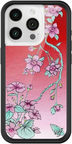 Miniatura 57 de Wildflower - Fundas compatibles con Apple iPhone 15 Pro Protector de goma negro, certificado de prueba de caída de 4 pies, propiedad de mujeres