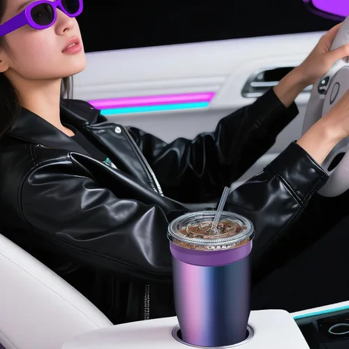 Miniatura 5 de Funda universal para café helado - Funda aislante reutilizable de acero inoxidable de doble pared mejorada para bebidas frías, se ajusta a tazas